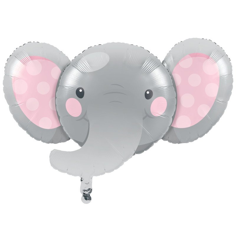 Globo Foil SHAPED PINK ELEPHANT