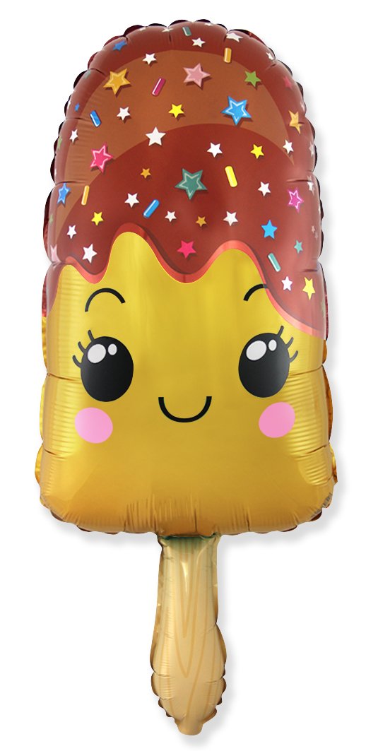 Palloncino gelato giallo 85 x 43 cm