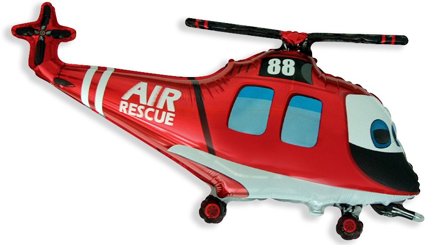 Pallone elicottero di soccorso 96 x 57 cm