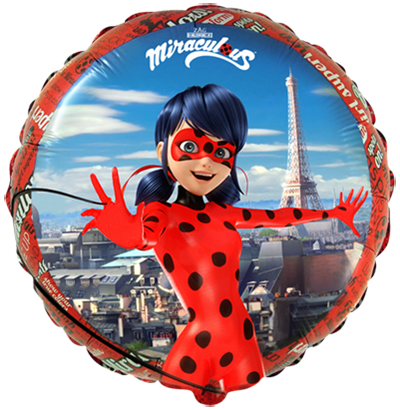 Globo Ladybug Redondo 46 cm