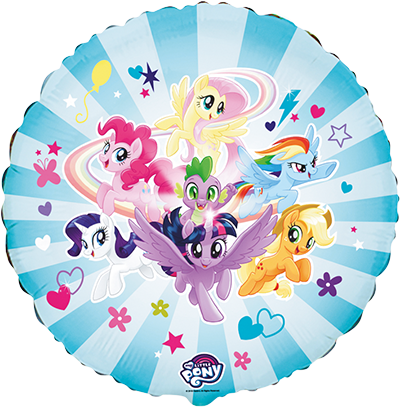 Ballon rond My Little Pony Team 46 cm