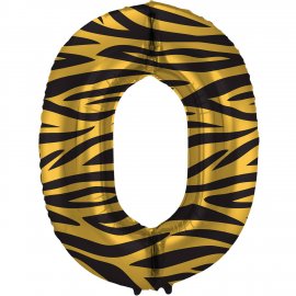 Globo Número 0 Tiger Chic 86 cm