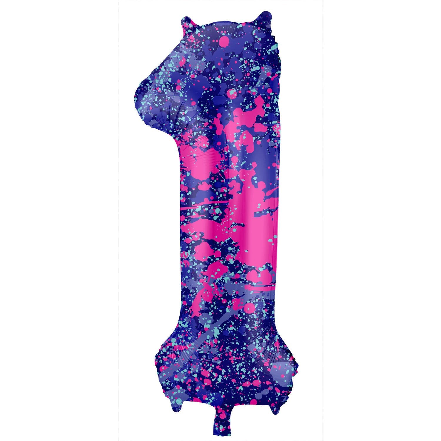 Globo Número 1 Paint Splash  86 cm