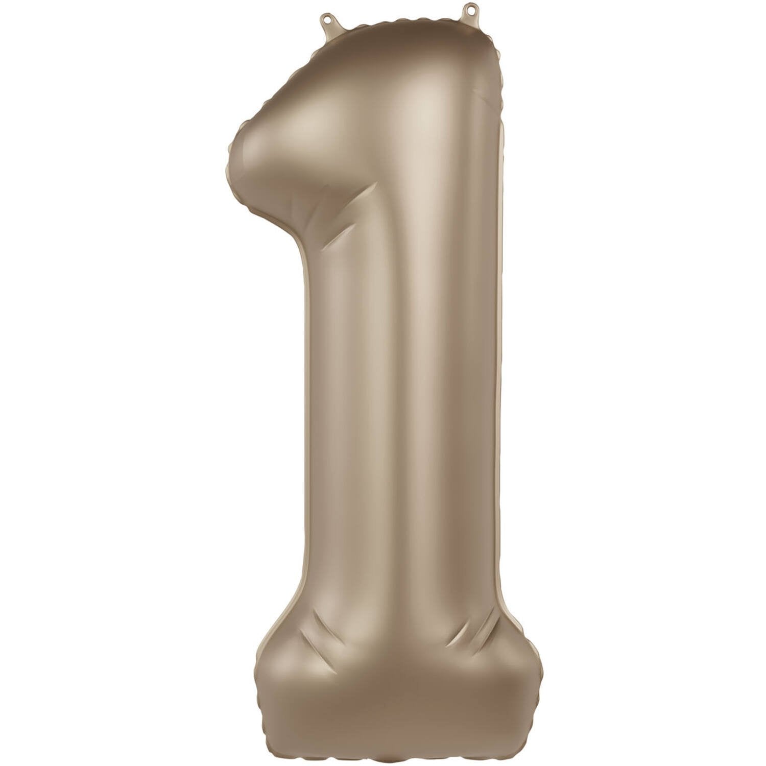 Ballon numéro 1 Starlight Gold Satin Pailleté 86 cm