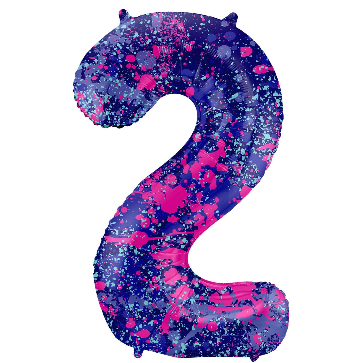 Globo Número 2 Paint Splash  86 cm