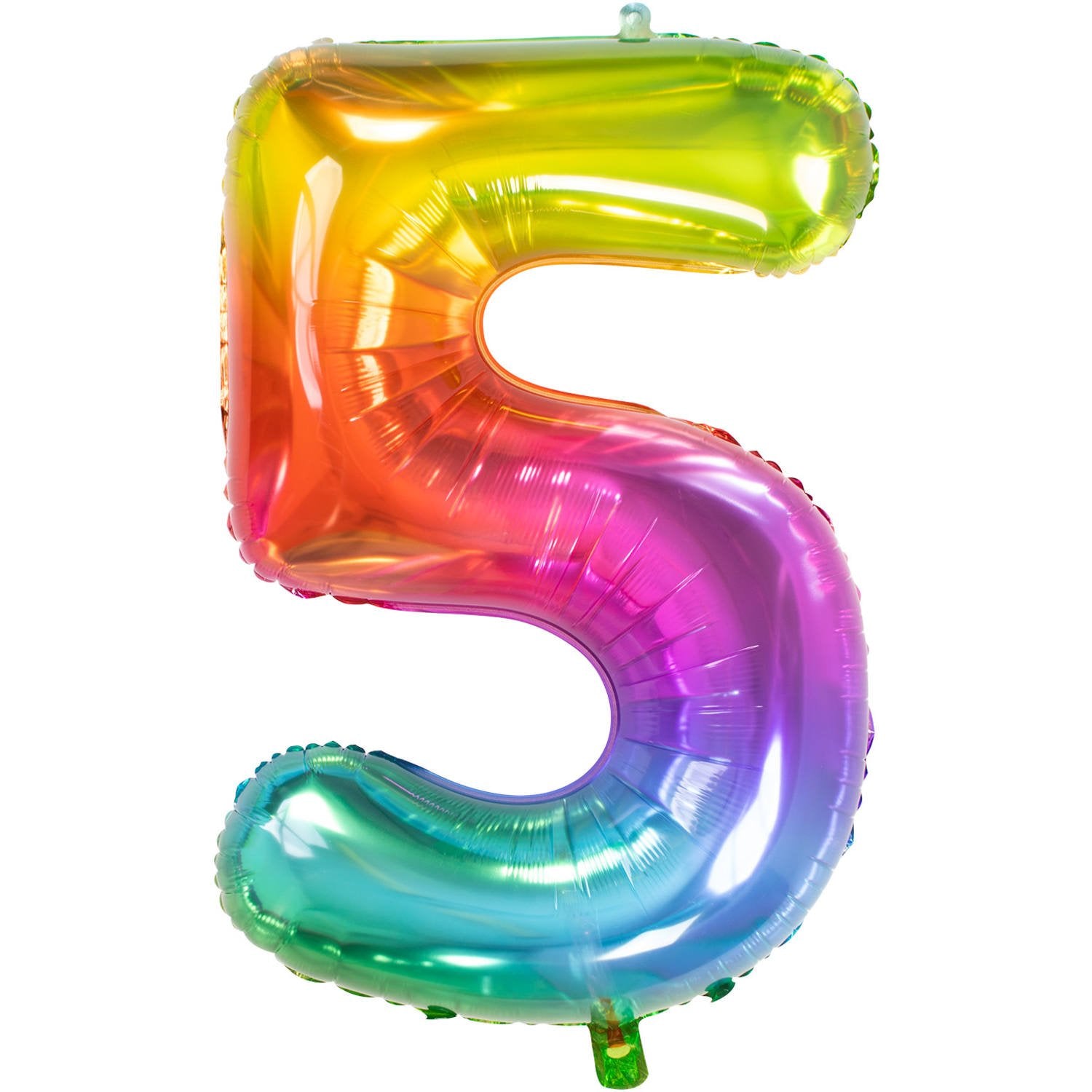 Ballon chiffre 5 86 cm multicolore