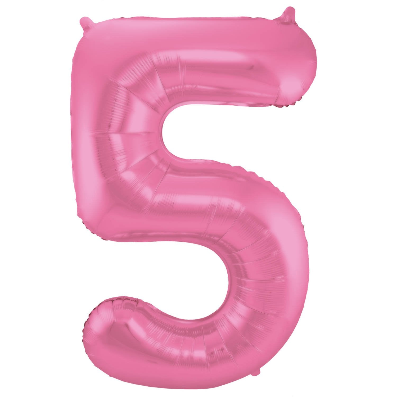 Palloncino numero 5 86 cm rosa opaco