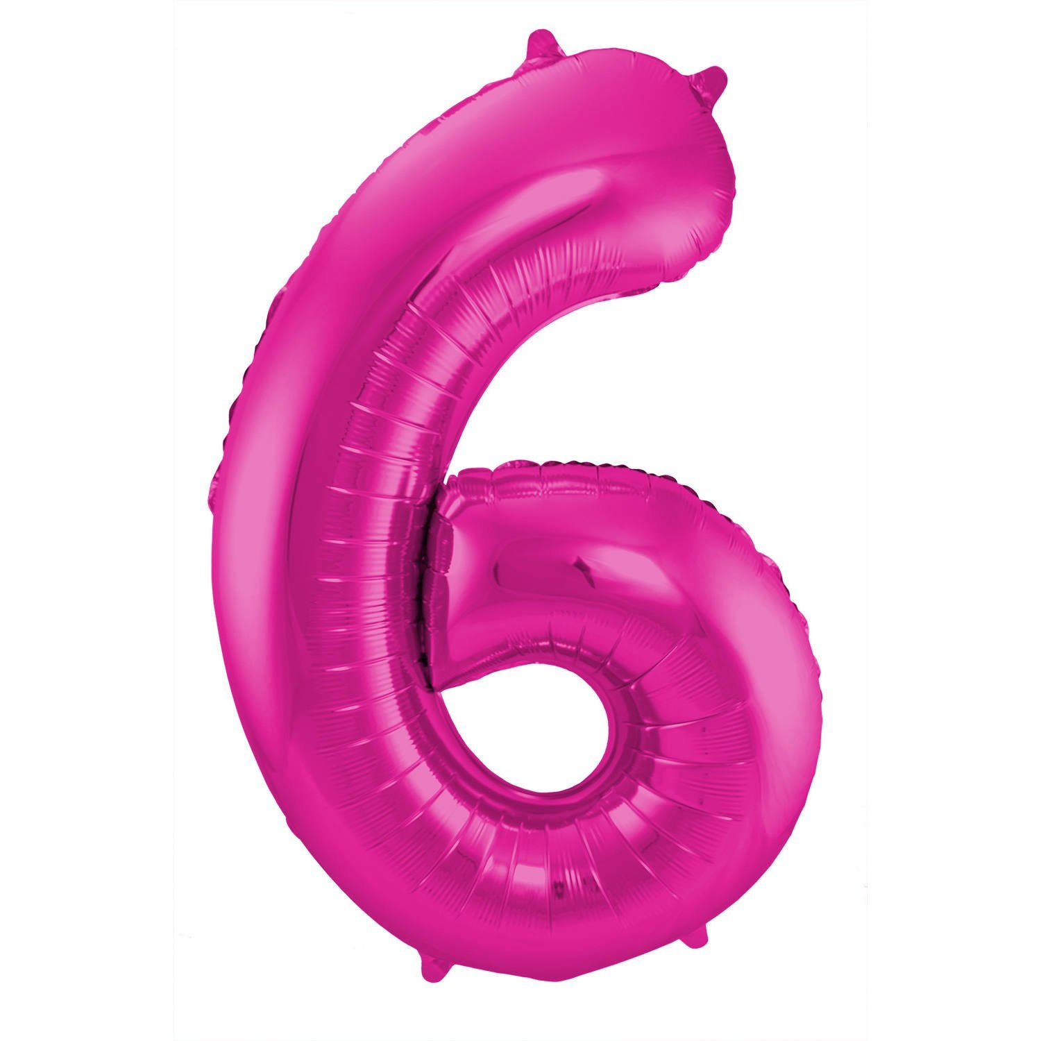 Palloncino numero 6, 86 cm, rosa