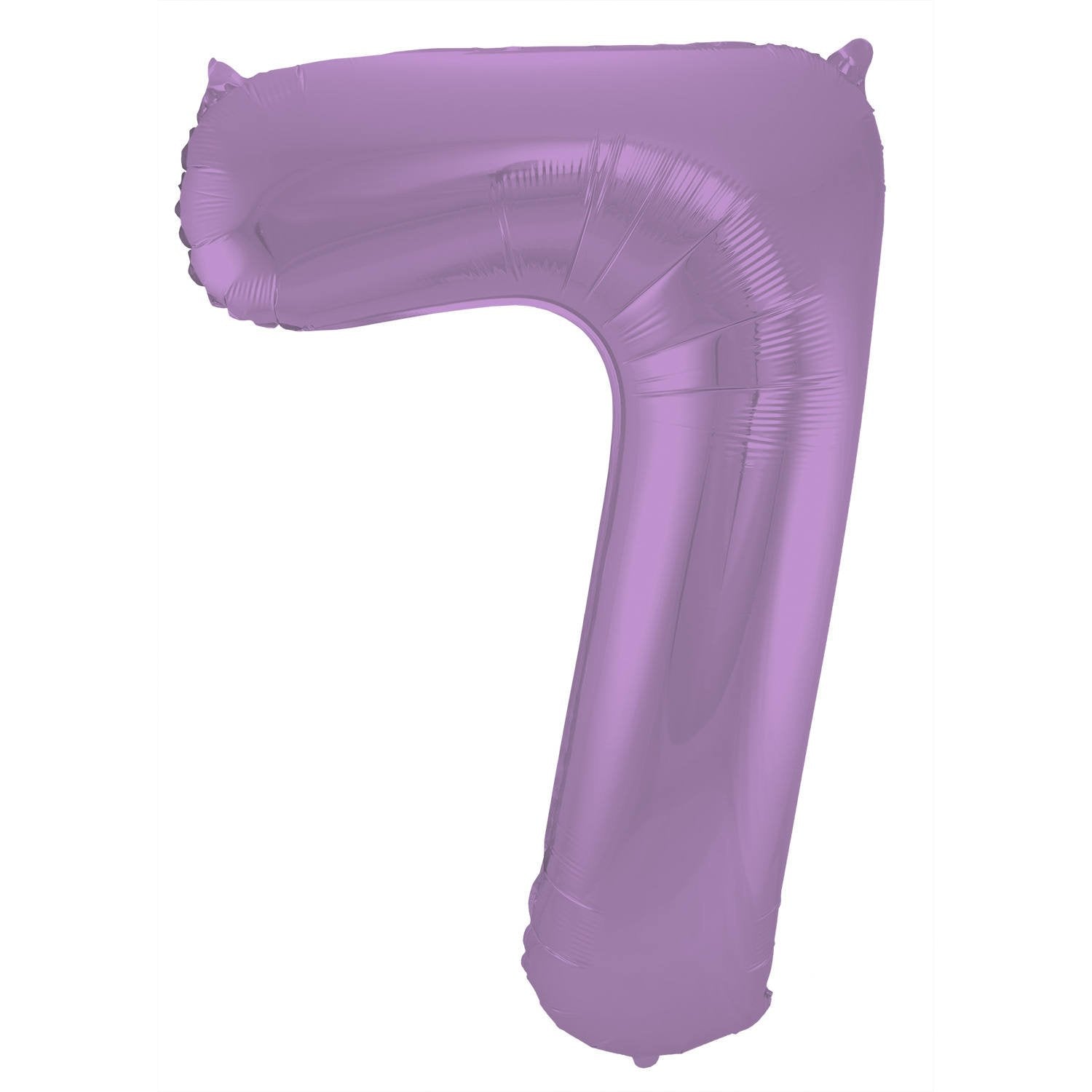 Palloncino numero 7 86 cm lilla opaco