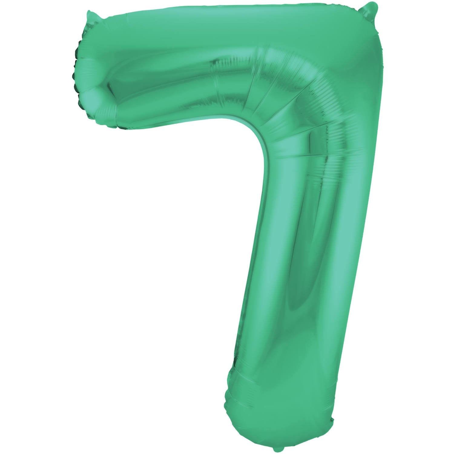 Palloncino numero 7 86 cm verde opaco