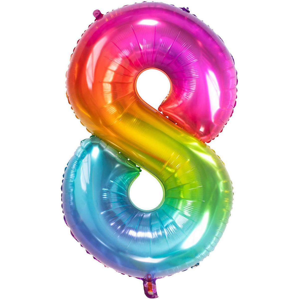 Ballon chiffre 8, 86 cm, multicolore