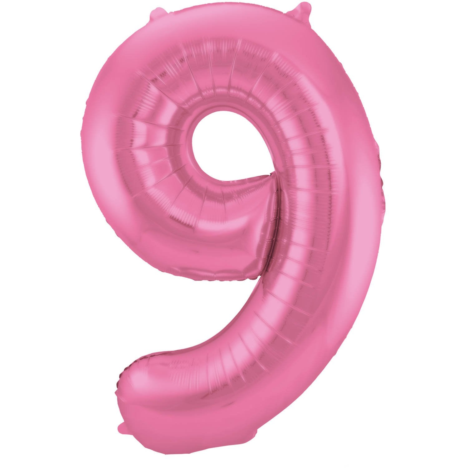 Globo Número 9 de 86 cm Rosa Mate