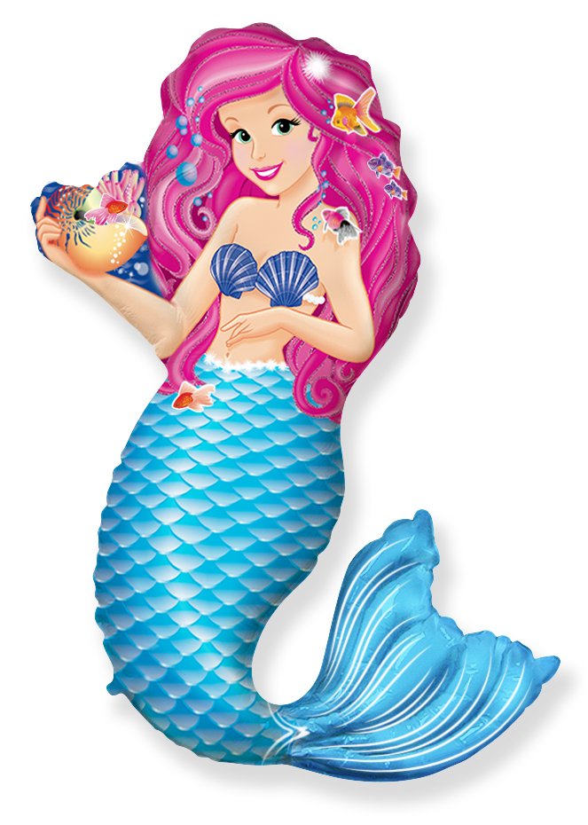 Palloncino Zoe Mermaid 109 x 77 cm