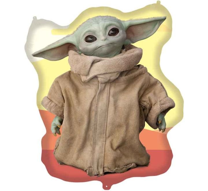 Palloncino Grogu di Star Wars 87,5 x 104 cm