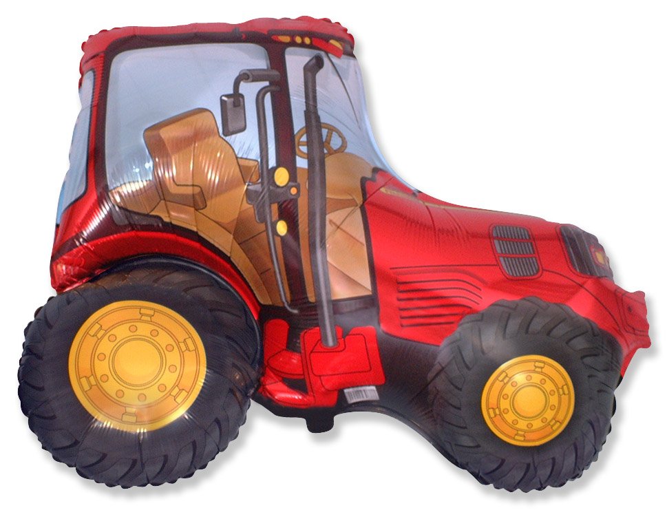 Globo Tractor Rojo 94 x 75 cm