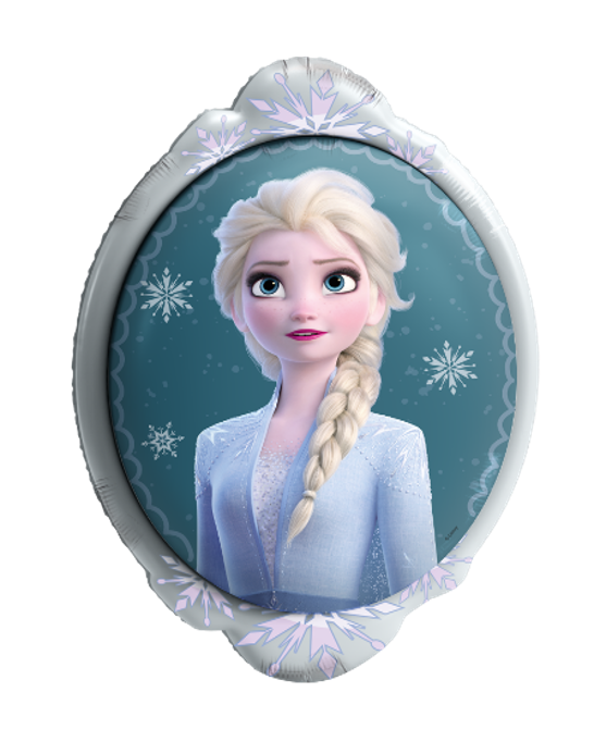 Globo de Foil Elsa Frozen 76 x 53 cm