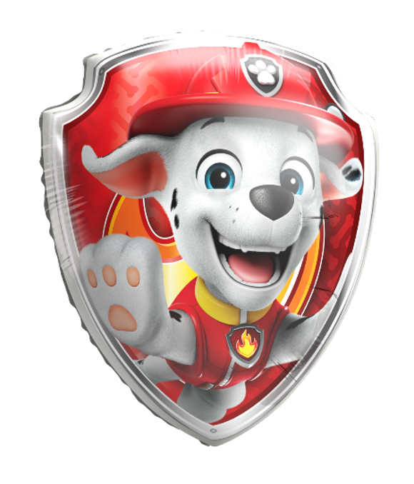 Globo de Foil Marshall Patrulla Canina 60 x 52 cm