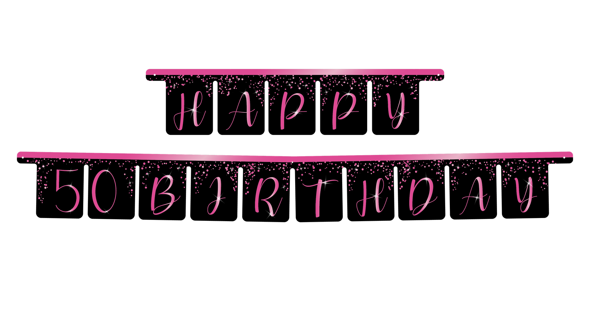 Guirnalda Elegant Pink 50 años