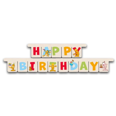 Guirnalda Happy Birthday Garfield