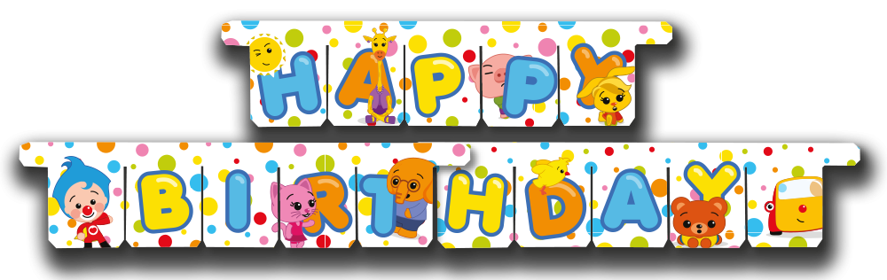 Guirnalda Generica Payaso Plim Plim 3 m