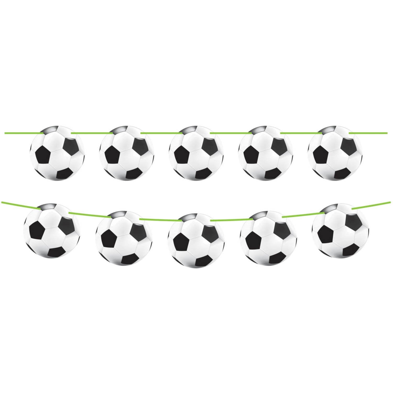 Ghirlanda di palloni da calcio da 10 m