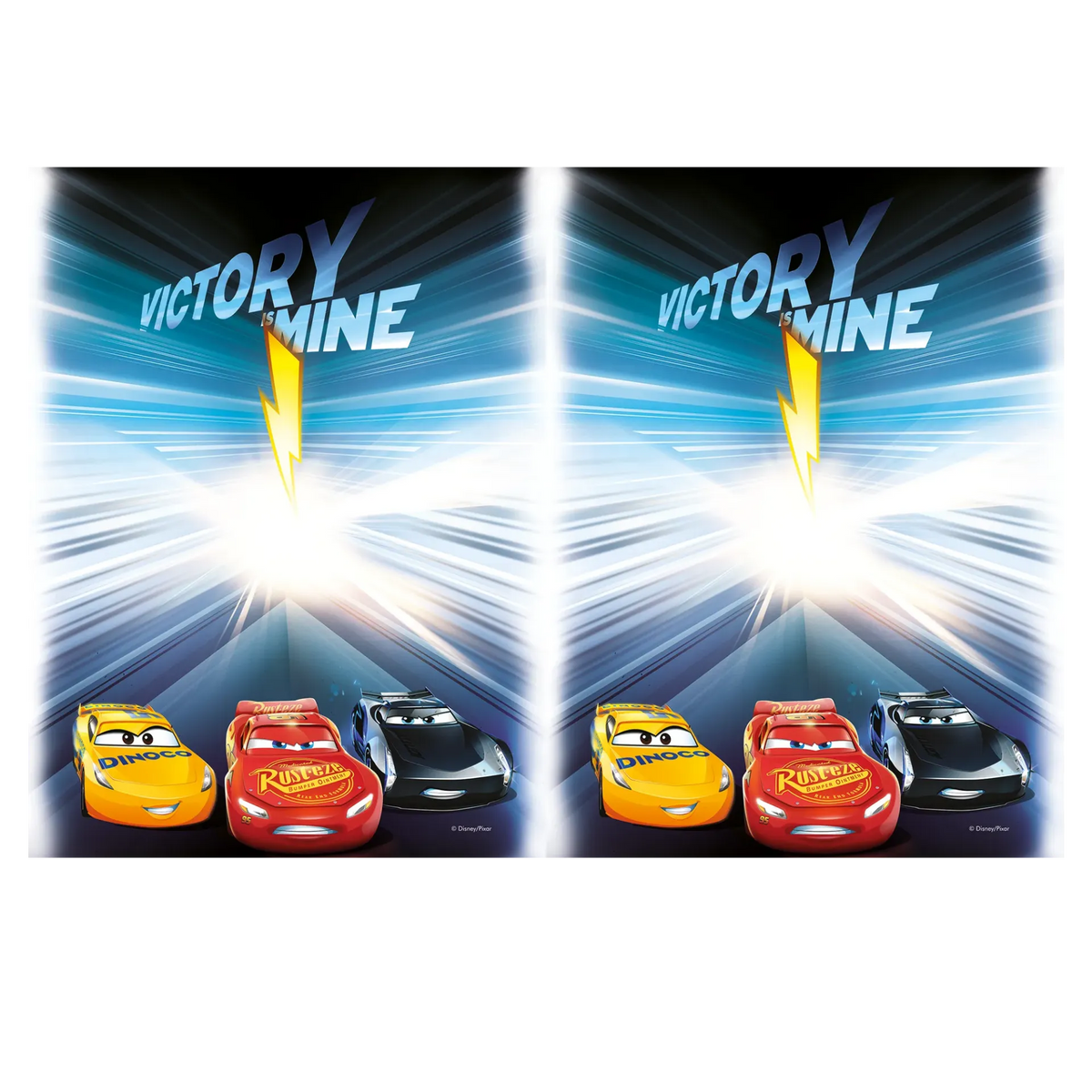 TABLECLOTH 120 x 180 cm CARS VICTORY