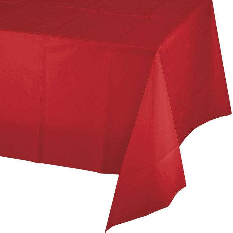 TOVAGLIA IN PLASTICA 274 x 137 CM ROSSO CLASSICO