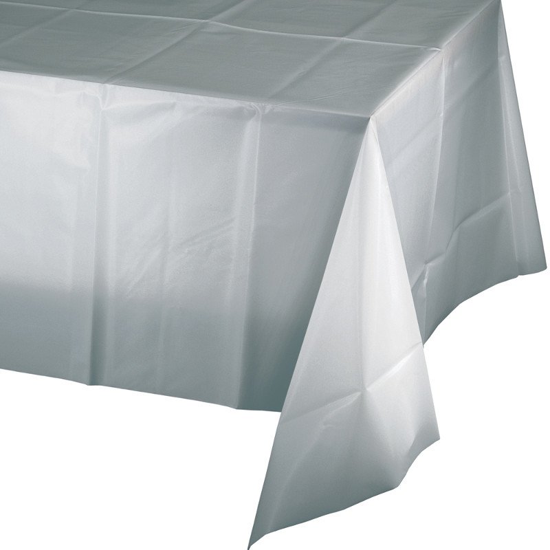 TOVAGLIA IN PLASTICA 274 x 137 CM ARGENTO LUCENTE