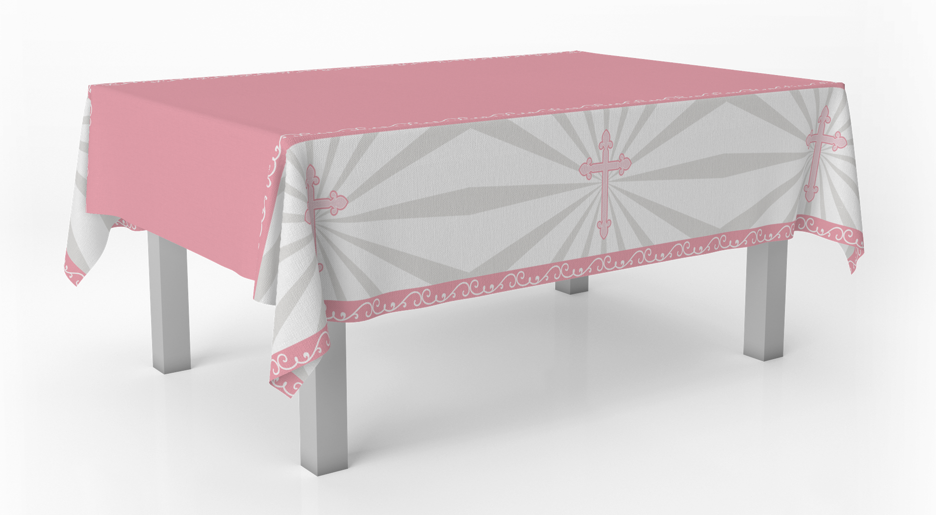 Mantel Divinity Pink 120 x 180 cm