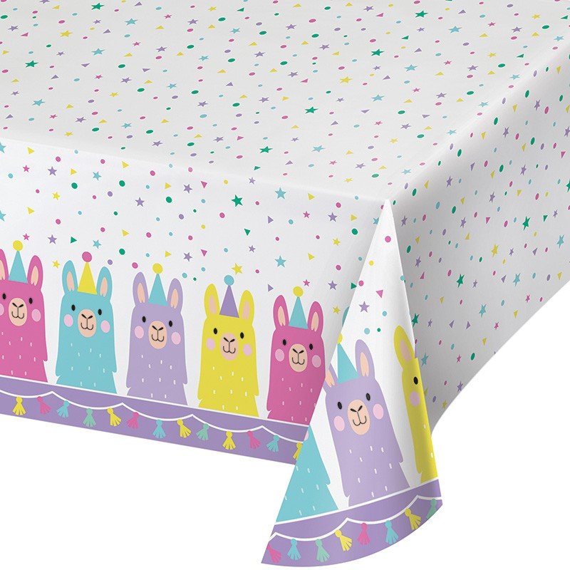 Nappe à motifs de lamas