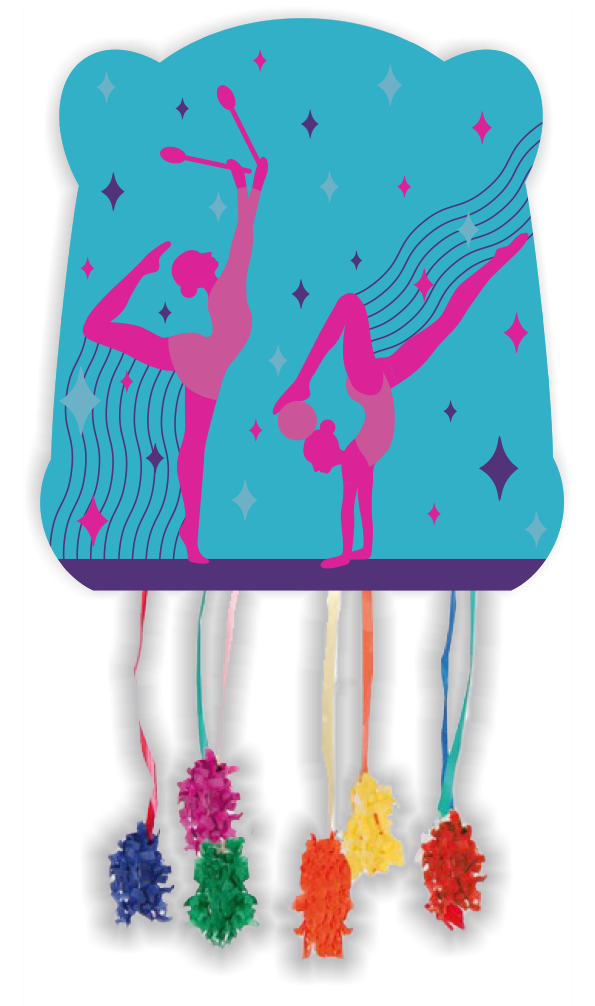 PIÑATA BASIC GYMNASTIC PARTY 28 x 33 cm