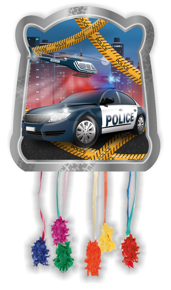 PIÑATA POLICE PARTY 28 x 33 cm