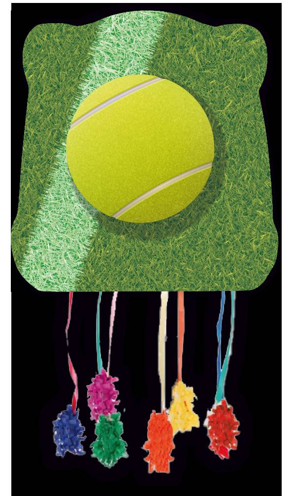 PIÑATA Tenis & Padel 28 x 33 cm