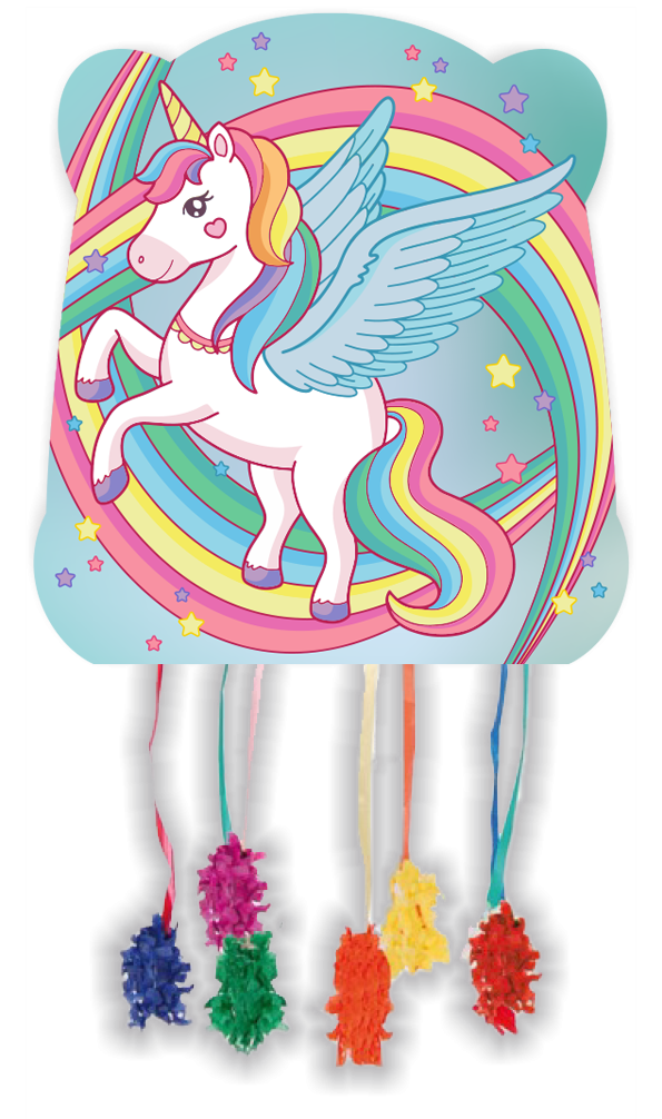 PIÑATA UNICORN MAGIC 28 x 33 cm