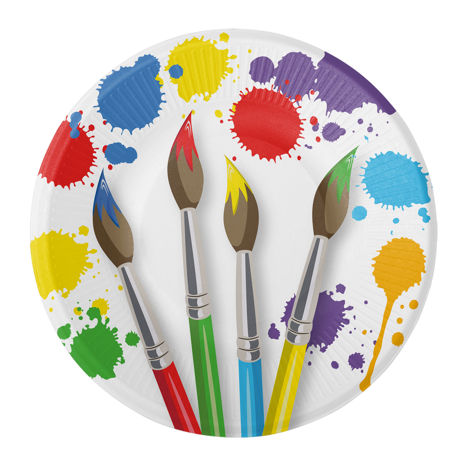 8 PLATOS 18 CM ART PARTY