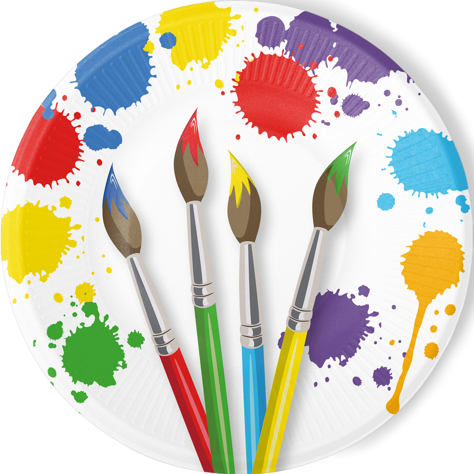 8 PLATOS 23 CM ART PARTY