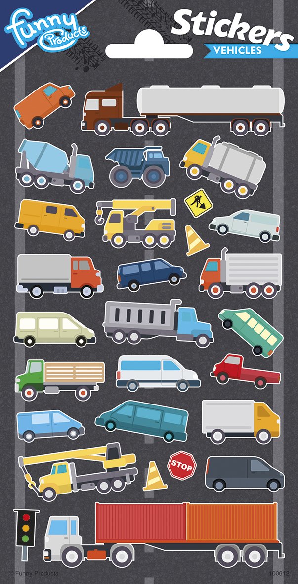 Pegatinas 102 x 200 mm Traffic Party