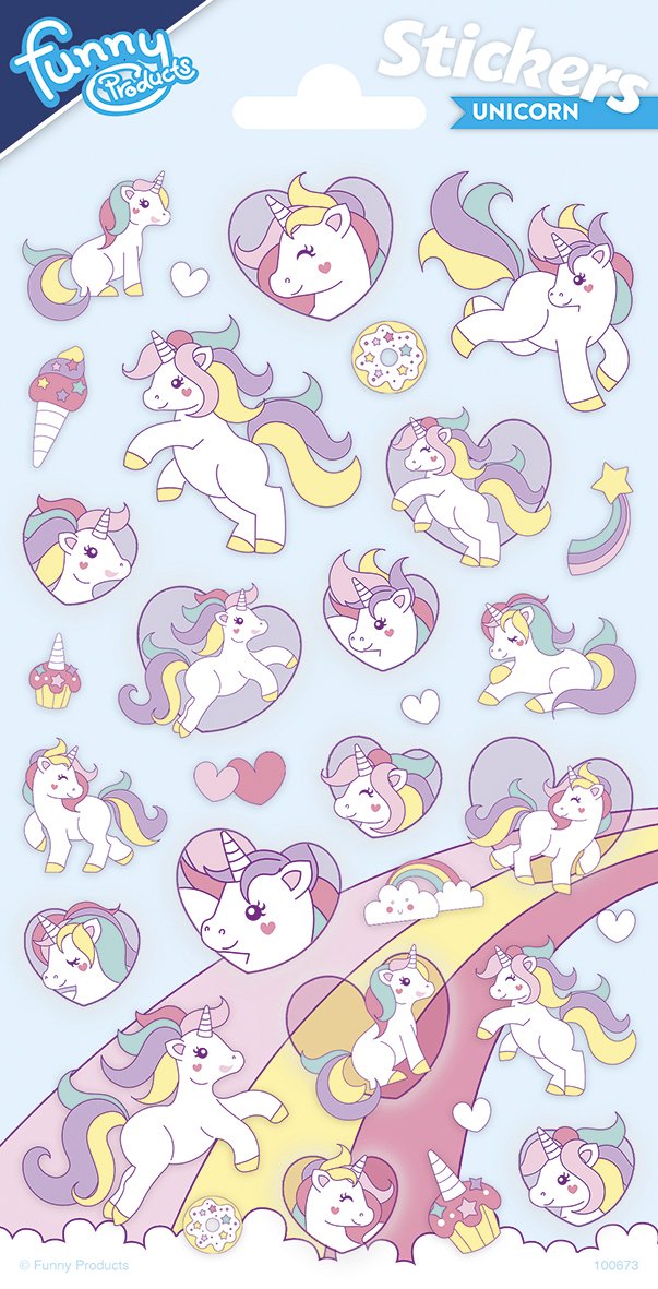 Pegatinas 102 x 200 mm Unicorn 2