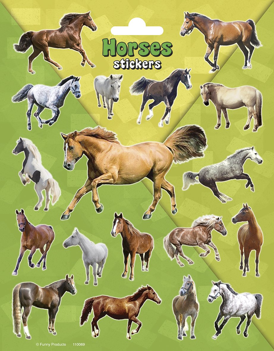 Pegatinas 156 x 200 mm Horse Party