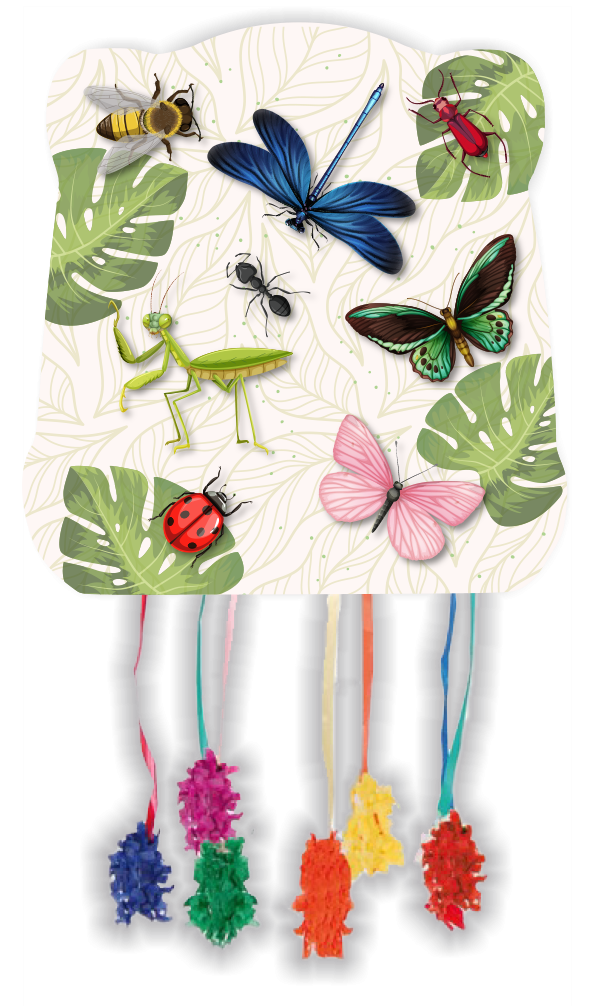 Piñata Fête des Insectes 28 x 33 cm