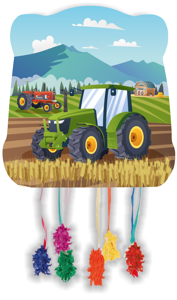 Piñata Tractor 28 x 33 cm