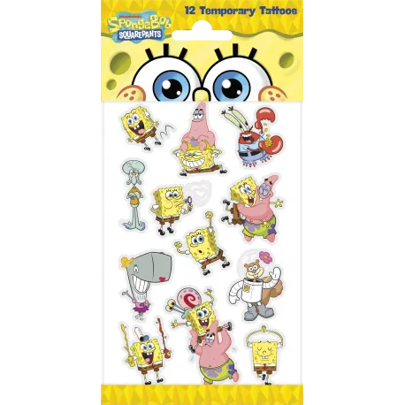 Tatuaggi SpongeBob SquarePants 100 x 200 mm