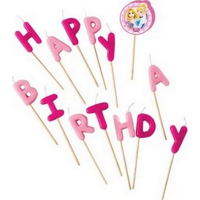 CANDELE DI BUON COMPLEANNO PRINCIPESSE DISNEY