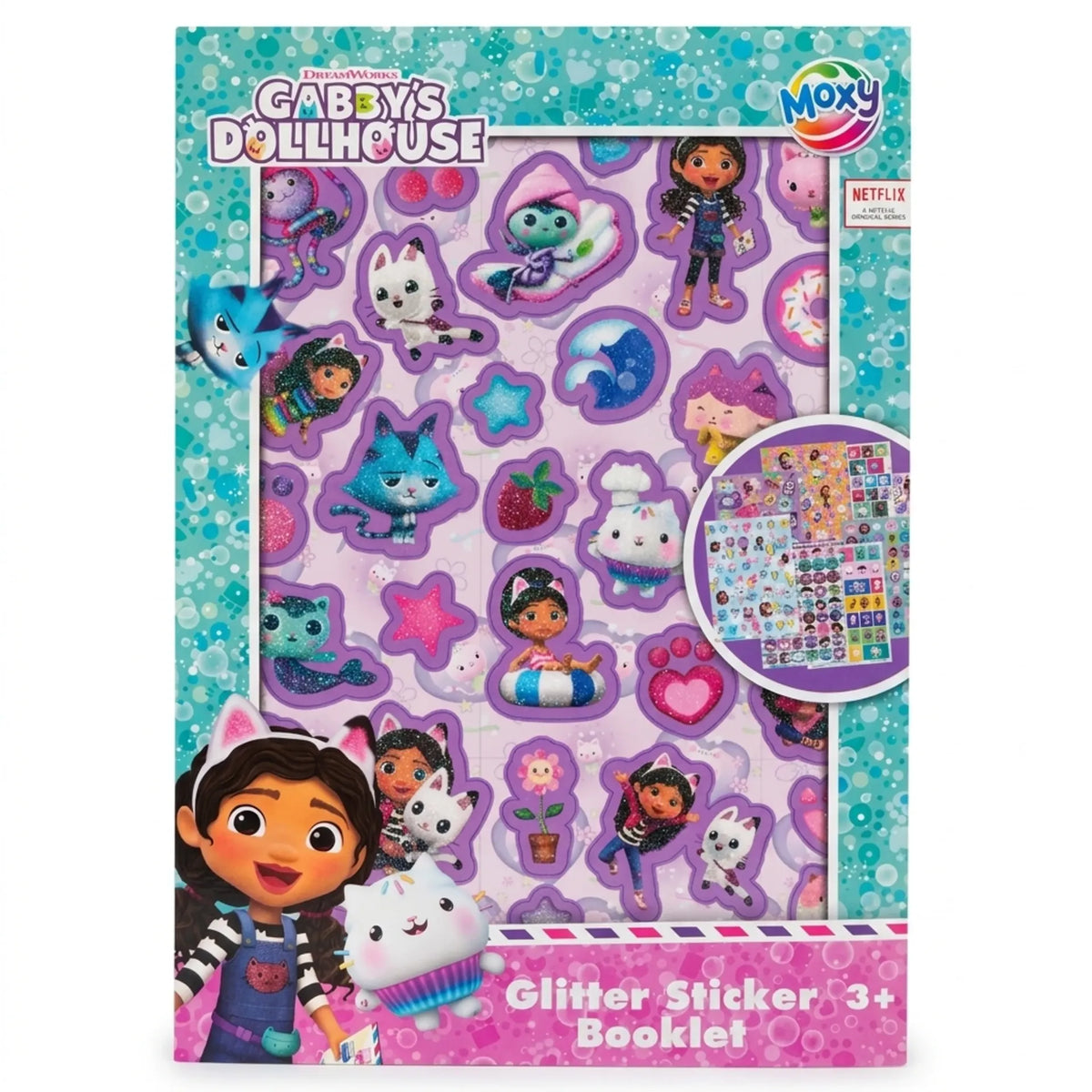Gabby's Dollhouse Shiny Stickers Book A5 8 Sheets